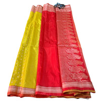 Traditional Zari Woven Kanchipuram Silk Saree.