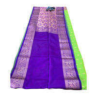 Traditional Zari Woven Kanchipuram Silk Saree.