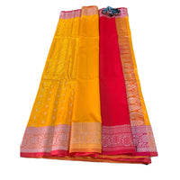 Traditional Zari Woven Kanchipuram Silk Saree.
