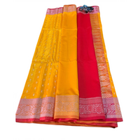 Traditional Zari Woven Kanchipuram Silk Saree.