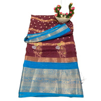 Paithani Bandhani Fusion Saree