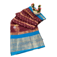 Paithani Bandhani Fusion Saree