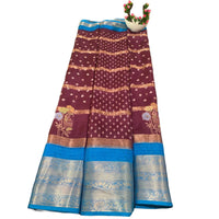 Paithani Bandhani Fusion Saree