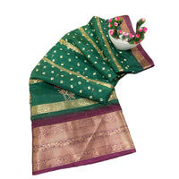 Paithani Bandhani Fusion Saree