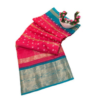 Paithani Bandhani Fusion Saree