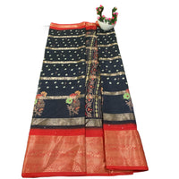 Paithani Bandhani Fusion Saree