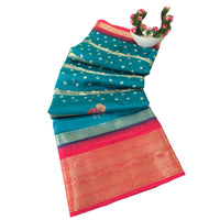 Paithani Bandhani Fusion Saree
