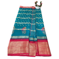 Paithani Bandhani Fusion Saree