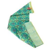 Patola Ikat Geometric Print Saree