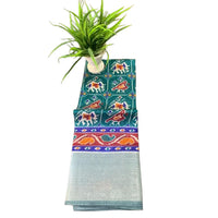 Butterfly Print Patola Style Saree.