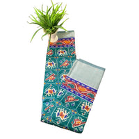 Butterfly Print Patola Style Saree.