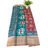 Butterfly Print Patola Style Saree.