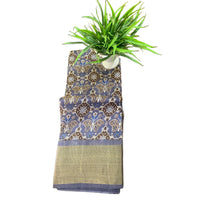 Linen Patola Ikat Saree