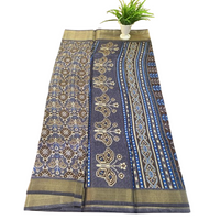 Linen Patola Ikat Saree