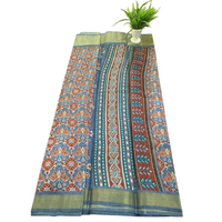 Linen Patola Ikat Saree