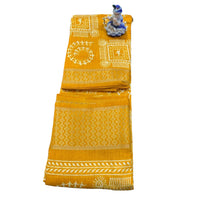Warli Folk Art Casual Wear Saree.