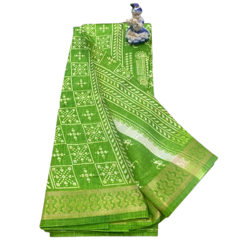Warli Folk Art Casual Wear Saree.