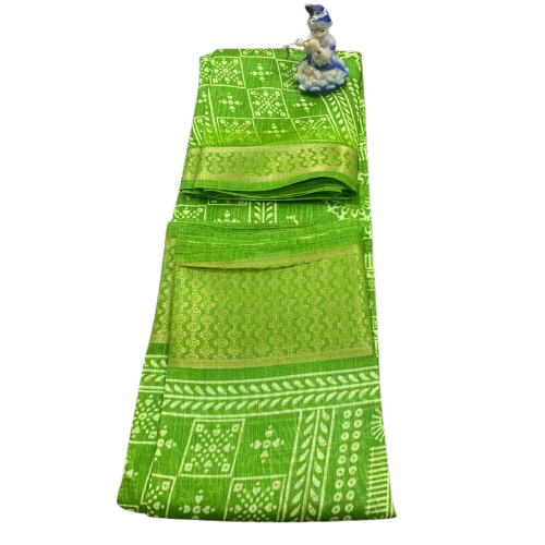 Warli Folk Art Casual Wear Saree.