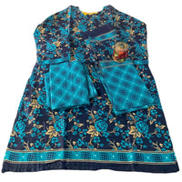 TealMaya Printed Kurta Set.3 pcs set