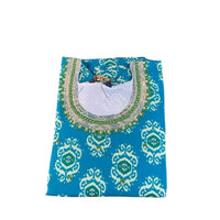 Turquoise Bloom Flare Kurta