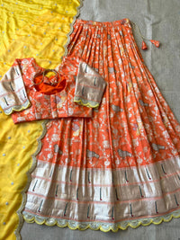Aamodini Floral  Paithani Charm Lehenga