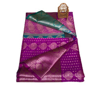 Peacock Amethyst Saree