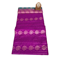 Peacock Amethyst Saree