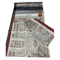 Madhubani Print Saree