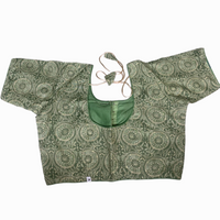 Readymade Non-Padded Ajrakh Print Blouse