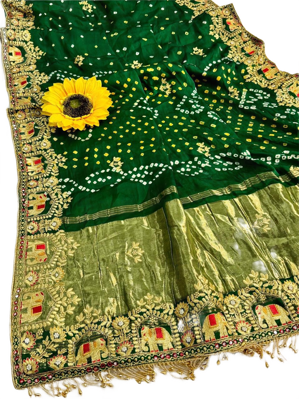 Bandhej Saree
