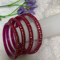 Ruby Radiance Sparkle Bangles