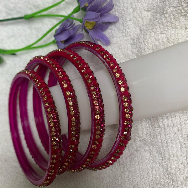 Ruby Radiance Sparkle Bangles