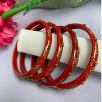 Laal Pankhuri Grace Bangle Set