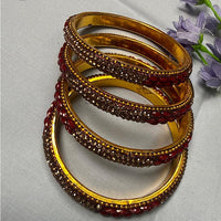 Ruby Sparkle Royale Bangles