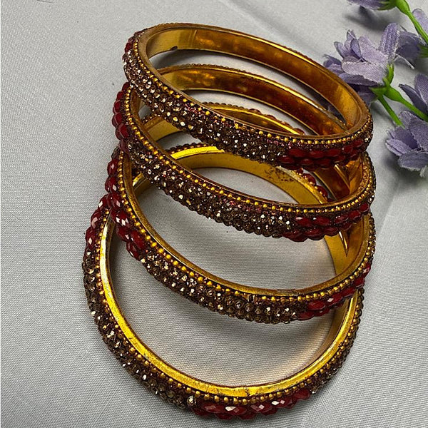 Ruby Sparkle Royale Bangles