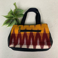 Handcrafted Ikat Tote Bag.