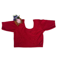 Midnight Loom Stretch Blouse
