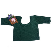 Midnight Loom Stretch Blouse