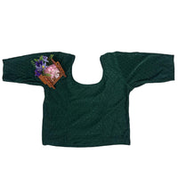 Midnight Loom Stretch Blouse