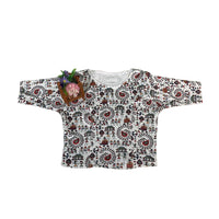Folk Bloom Stretch Readymade Non- padded Blouse