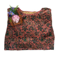 Mehru Vine Stretch Readymade Non- Padded Blouse