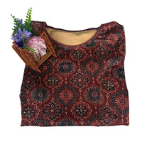 Rustika Mandala Stretch Readymade Non-Padded Blouse