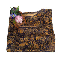 Antique Stretch Readymade Non-Padded Blouse