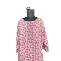 Blush Leaf Grace Kurta Pant Set