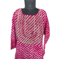 Leheriya Printed Long Frock