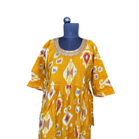 Kanak Ikat Flare Dress.