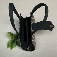 Artisanal Textured Woven Bag