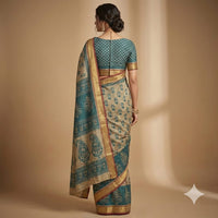 Neelkamal Printed Elegance Pure Cotton Saree
