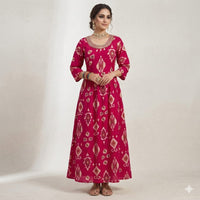 Sindhura Ikat A-Line Dress