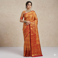 Blue Zariya Pattu Saree
